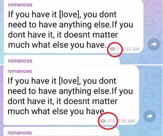 Telegram Post Views