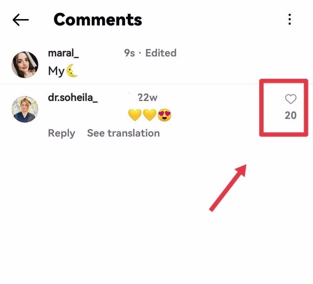 Instagram Comments Likes